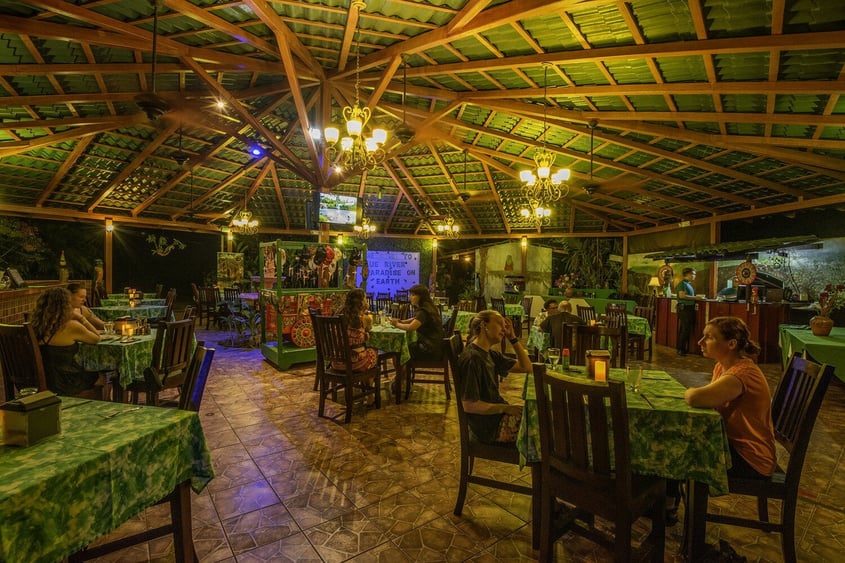 Tiki bar and restaurant